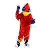 Red Eagle, Bird Cartoon Mascot Costume, Red Eagle, Bird Cartoon Costume