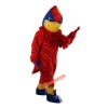 Red Eagle, Bird Cartoon Mascot Costume, Red Eagle, Bird Cartoon Costume