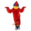 Red Eagle, Bird Cartoon Mascot Costume, Red Eagle, Bird Cartoon Costume