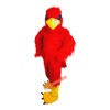 Red Eagle Bird Cartoon Mascot Costume, Red Eagle Bird Cartoon Costume