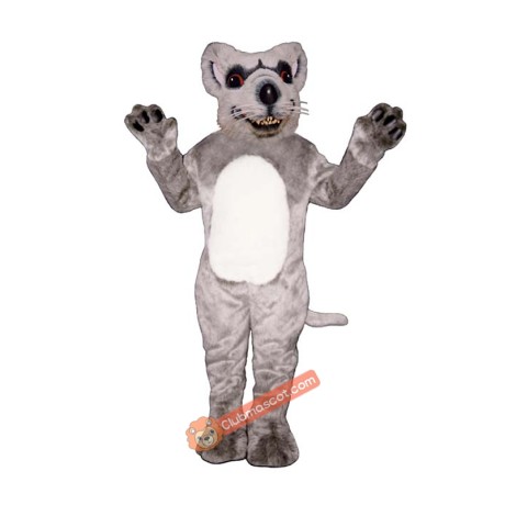 Red Eyed Rat Mascot Costume, Red Eyed Rat Costume