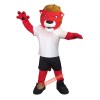 Red Lion Mascot Costume, Red Lion Costume