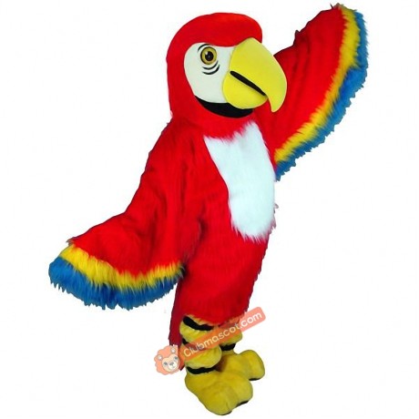 Red Macaw Lightweight Mascot Costume, Red Macaw Costume