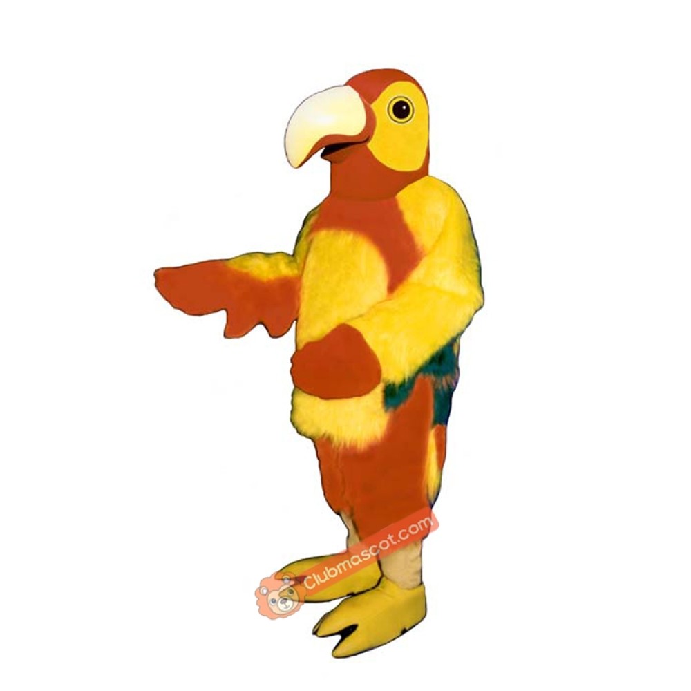 Red Parrot Mascot Costume, Red Parrot Costume