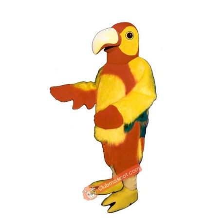 Red Parrot Mascot Costume, Red Parrot Costume