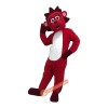 Red lion Cartoon Mascot Costume, Red lion Cartoon Costume