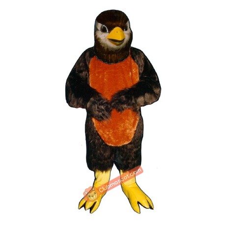 Redd Robin Mascot Costume, Redd Robin Costume