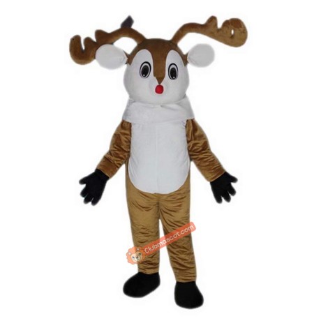 Reindeer Cartoon Mascot Costume, Reindeer Cartoon Costume