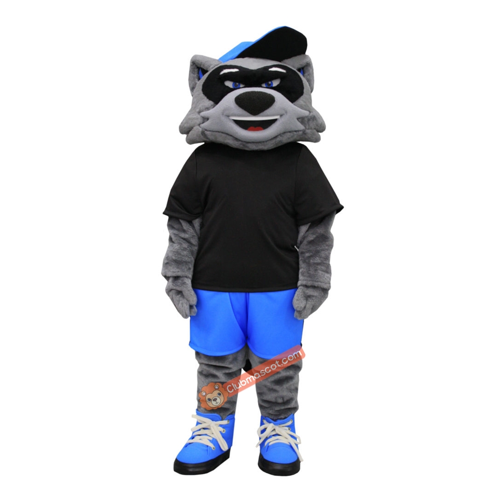 Renegade Raccoon Mascot Costume, Renegade Raccoon Costume