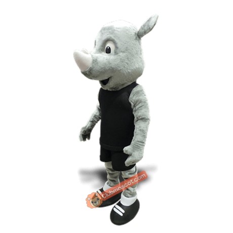 Rhino Character Mascot Costume, Rhino Character Costume