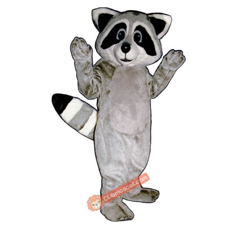 Robbie Raccoon Mascot Costume, Robbie Raccoon Costume