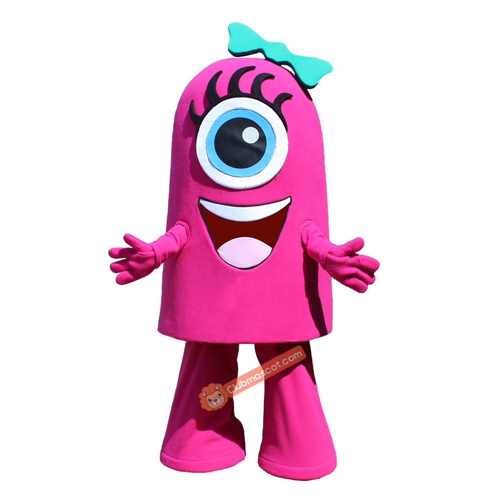 Rock Dental Natalie Mascot Costume, Rock Dental Natalie Costume