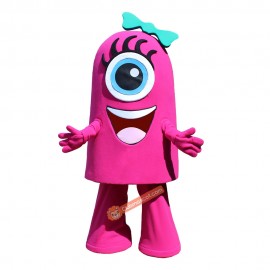 Rock Dental Natalie Mascot Costume, Rock Dental Natalie Costume