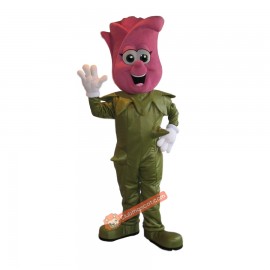 Rose Mascot Costume, Rose Costume