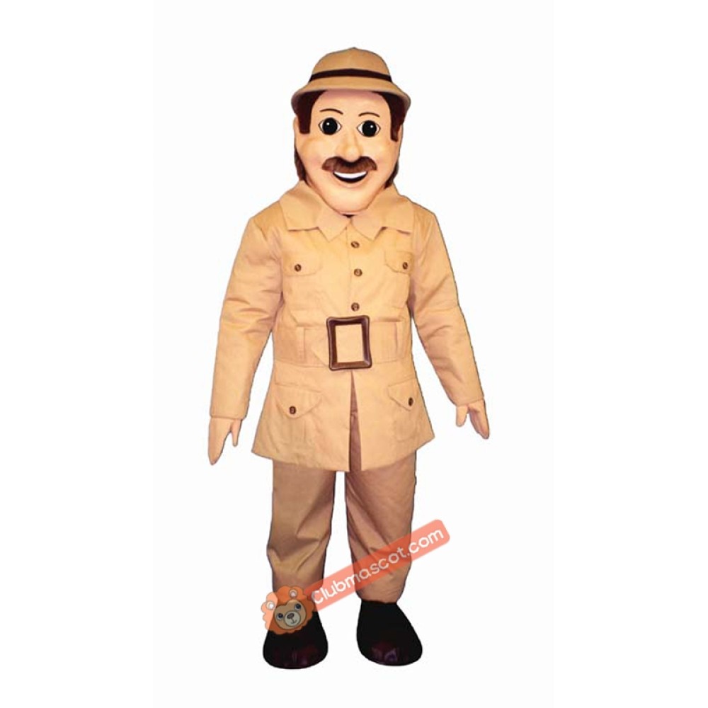 Safari Sam Mascot Costume, Safari Sam Costume