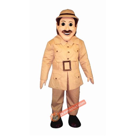 Safari Sam Mascot Costume, Safari Sam Costume