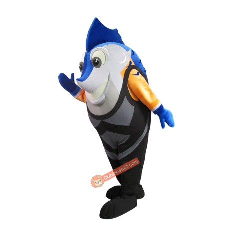 Sailfish Mascot Costume, Sailfish Costume