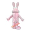 Furry Pink Bunny Rabbit Mascot Costume, Furry Pink Bunny Rabbit Costume