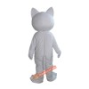 White Duomi Cat Mascot Costume, White Duomi Cat Costume