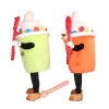 Funny Ice Cream Yogurt Mascot Costume, Funny Ice Cream Yogurt Costume