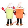 Funny Ice Cream Yogurt Mascot Costume, Funny Ice Cream Yogurt Costume