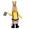 Racing Rabbit Mascot Costume, Racing Rabbit Costume