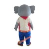 Cute Grey Elephant Mascot Costume, Cute Grey Elephant Costume