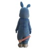 Blue Rabbit Mascot Costume, Blue Rabbit Costume