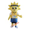 Custom Sunflower Mascot Costume, Custom Sunflower Costume