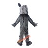 Grey Dog Mascot Costume, Grey Dog Costume