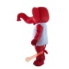 Cute Red Elephant Mascot Costume, Cute Red Elephant Costume