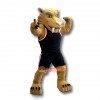 Power Sabretooth Tiger Mascot Costume