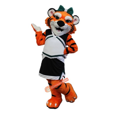 School Female Tiger Mascot Costume, School Female Tiger Costume