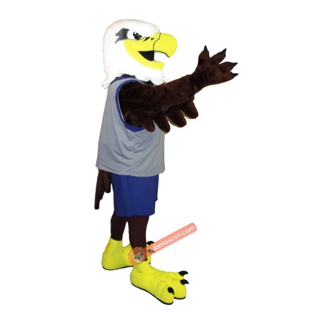 School Friendly Eagle Mascot Costume, School Friendly Eagle Costume