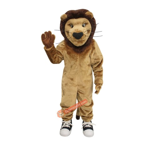 School Friendly Lion Mascot Costume, School Friendly Lion Costume