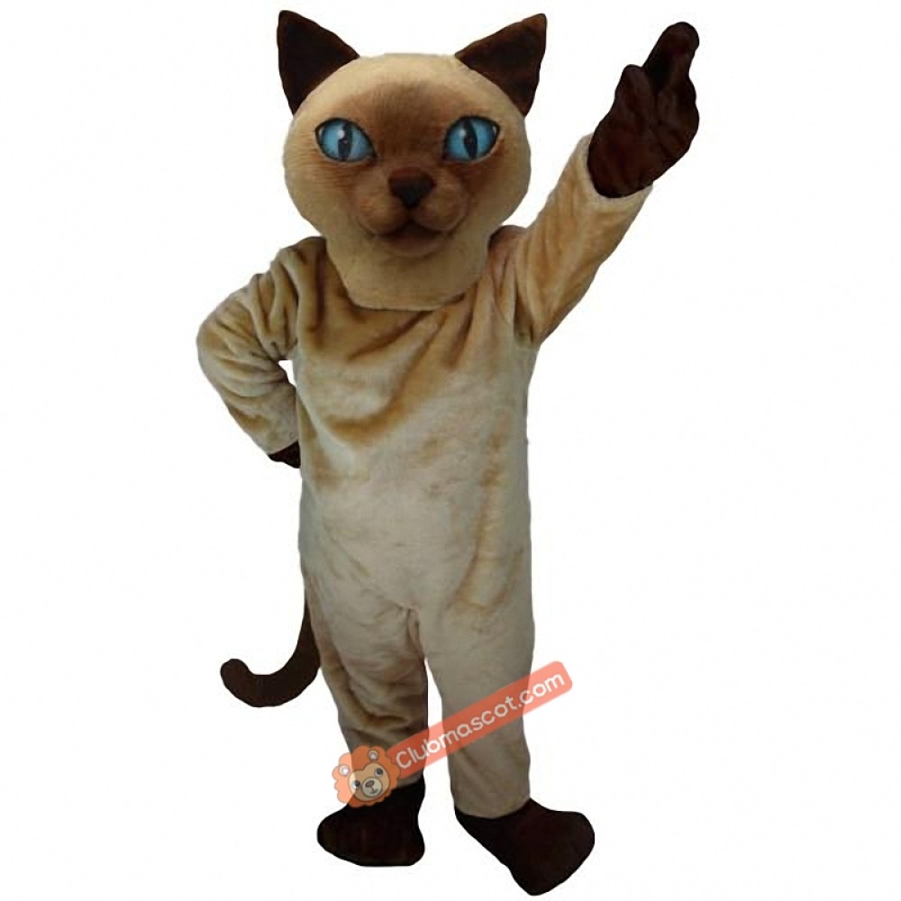 Siamese Cat Mascot Costume, Siamese Cat Costume