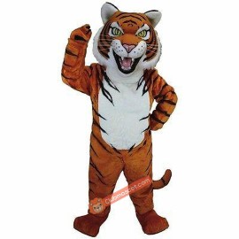 Siberian Tiger Professional Quality Mascot Costume Adult Size, Siberian Tiger Costume