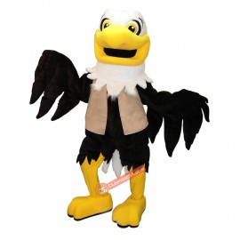 Siga Gold Eagle Mascot Costume, Siga Gold Eagle Costume