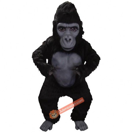 Silverback Gorilla Mascot Costume, Silverback Gorilla Costume