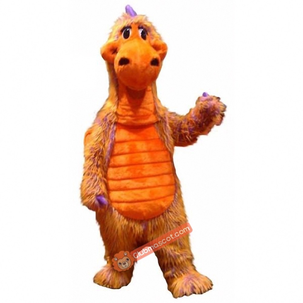 Skittles the Multicolored Dragon Mascot Costume, Dragon Costume