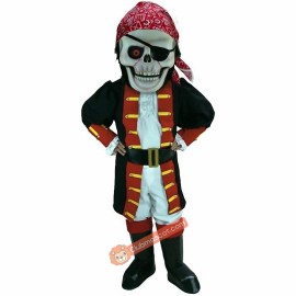 Skull Pirate Lightweight Mascot Costume, Skull Pirate Costume