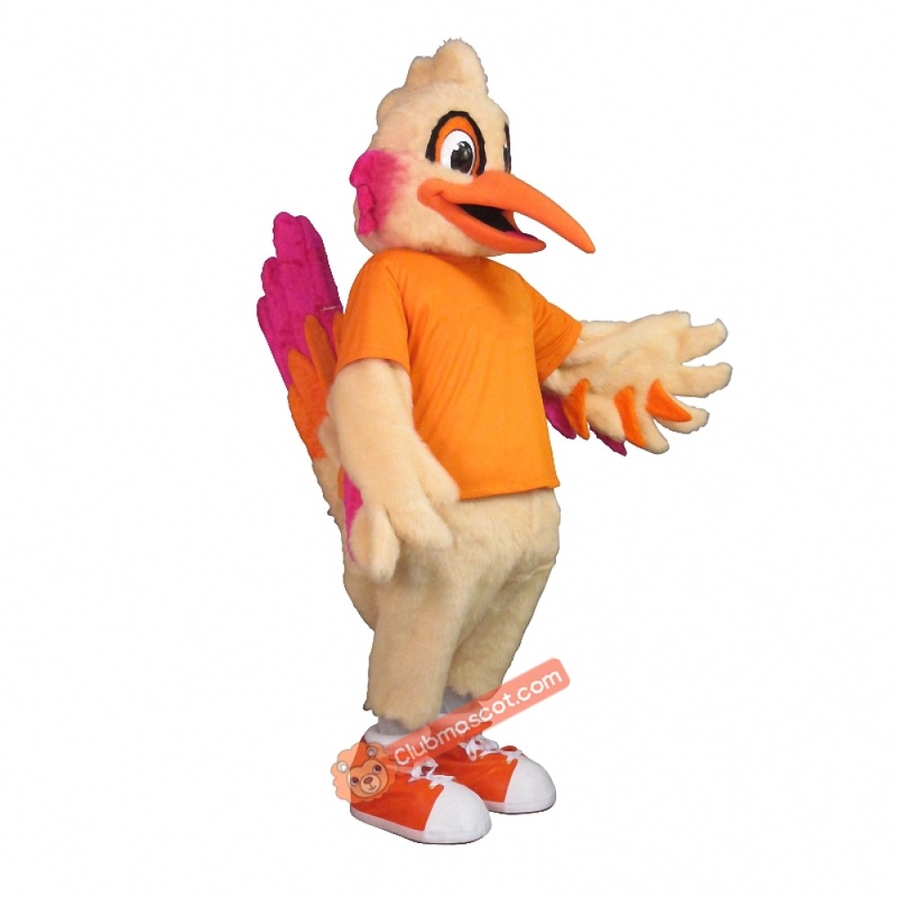 Sky the Roadrunner Bird Mascot Costume, Sky the Roadrunner Bird Costume