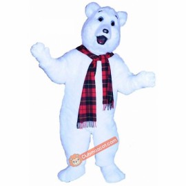 Snow Bear Mascot Costume, Snow Bear Costume