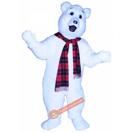 Snow Bear Mascot Costume, Snow Bear Costume