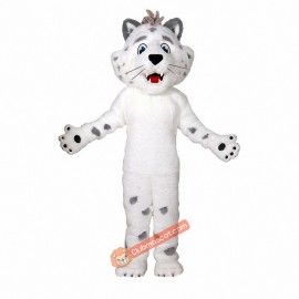 Snow Leopard Mascot Costume, Snow Leopard Costume