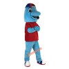 Sport Blue Dolphin Cartoon Mascot Costume, Sport Blue Dolphin Cartoon Costume