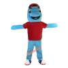 Sport Blue Dolphin Cartoon Mascot Costume, Sport Blue Dolphin Cartoon Costume