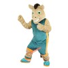 Sport Brown Horse Cartoon Mascot Costume, Sport Brown Horse Cartoon Costume