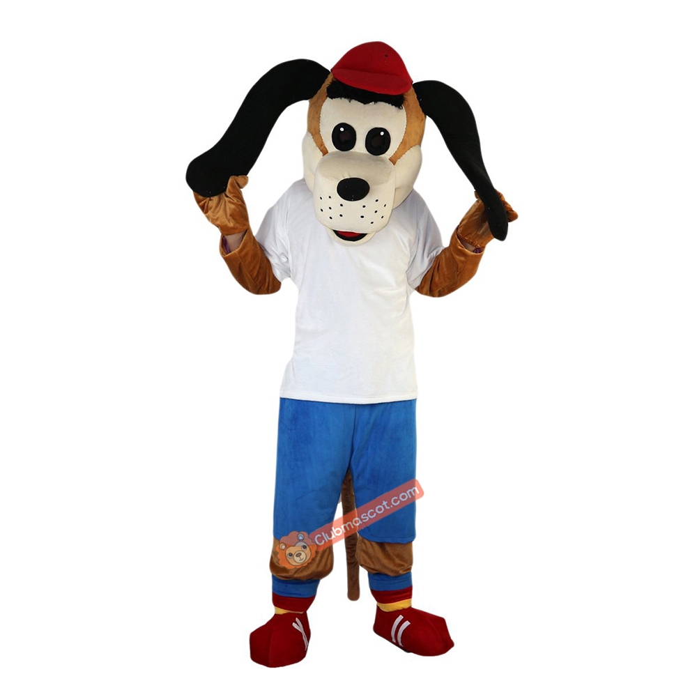 Sport Dog Cartoon Mascot Costume, Sport Dog Cartoon Costume