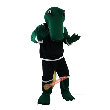 Sport Green Crocodile Mascot Costume, Sport Green Crocodile Costume